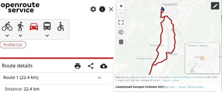 Come creare un video che mostra un percorso su un mappa con i dati di OpenStreetMap