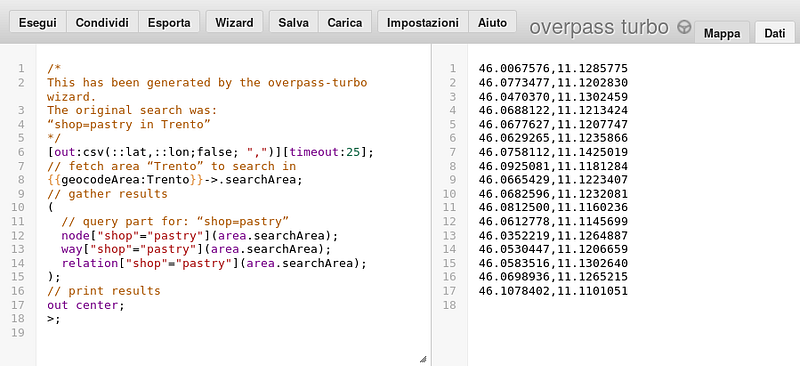 un tutorial a Vroom estraendo dati da OpenStreetMap