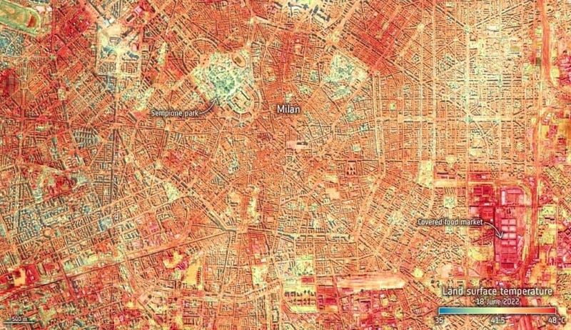 Esplorare ECOSTRESS: scaricare e organizzare i dati termici della Terra offerti da NASA