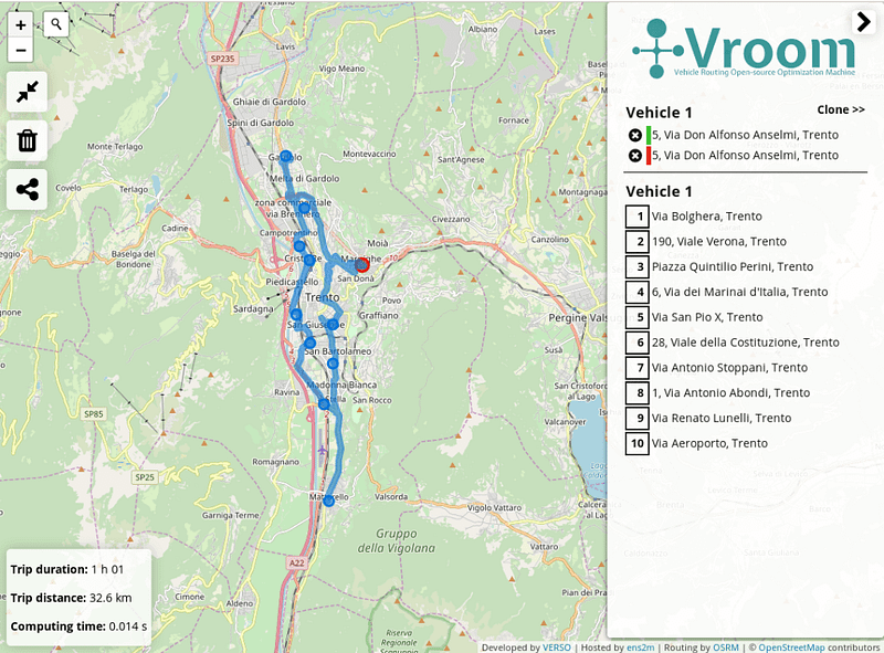 un tutorial a Vroom estraendo dati da OpenStreetMap