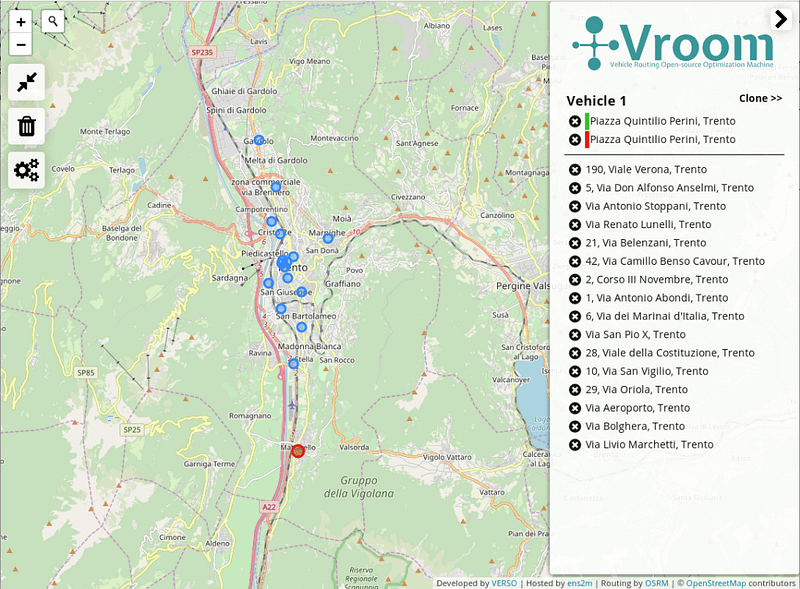 un tutorial a Vroom estraendo dati da OpenStreetMap