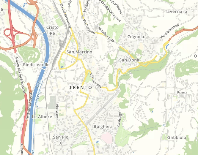 la Trento che vorrei: il giro largo