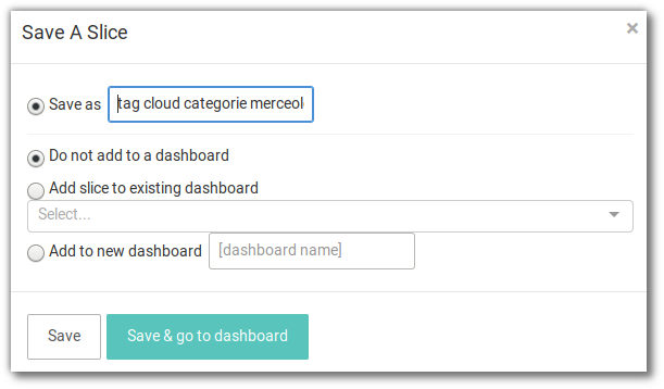 Creare dashboard con Superset
