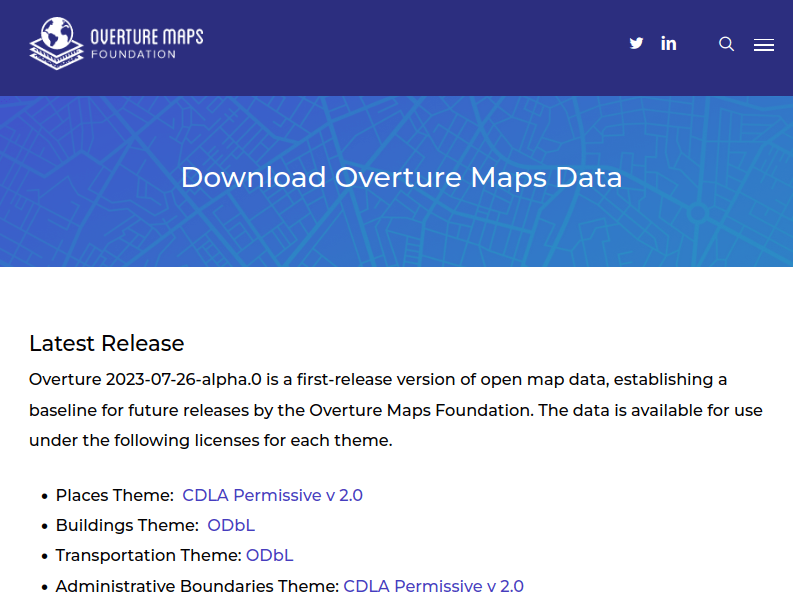 Esplosione di dati geografici: analisi del primo rilascio di OvertureMaps Foundation in Italia