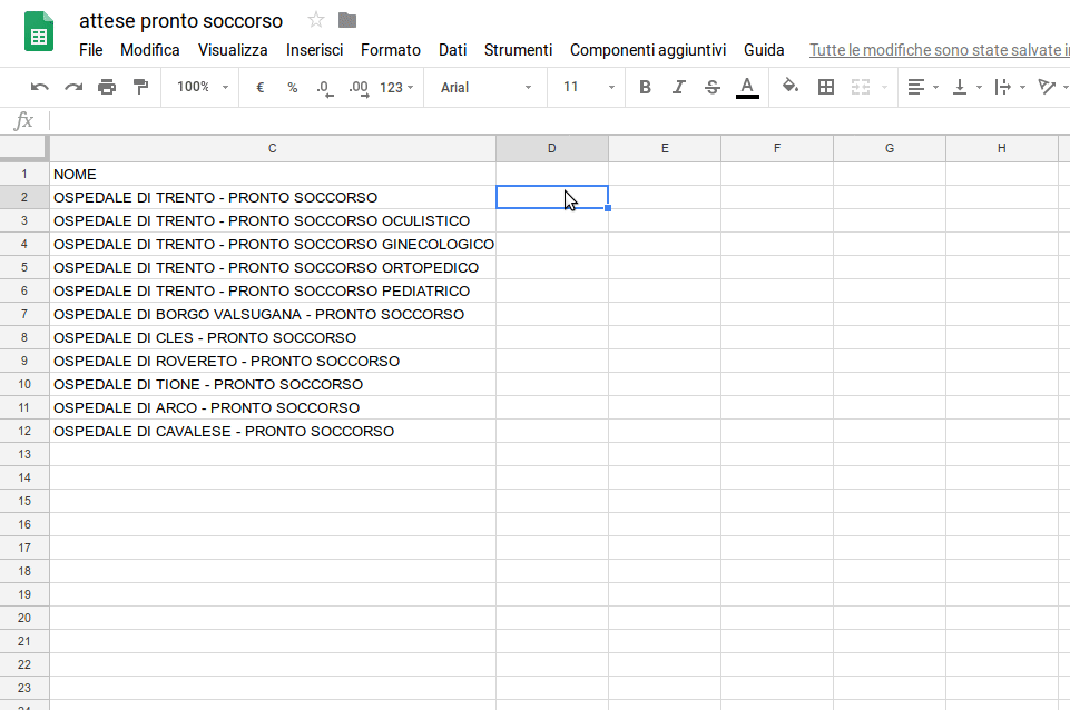 Da Google Spreadsheet ad una dashboard con Google Data Studio