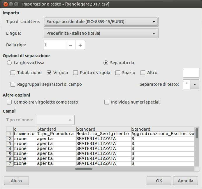 Creare dashboard con Superset