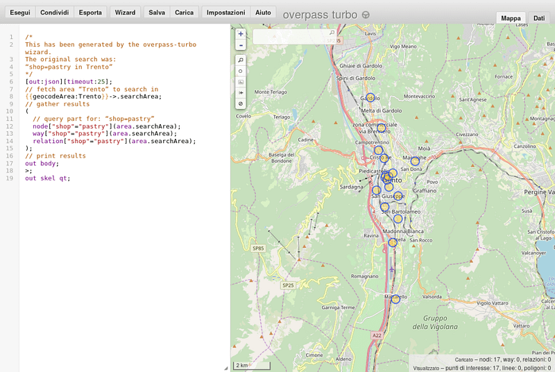 un tutorial a Vroom estraendo dati da OpenStreetMap