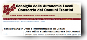 Open Office e Informatizzazione dei Comuni